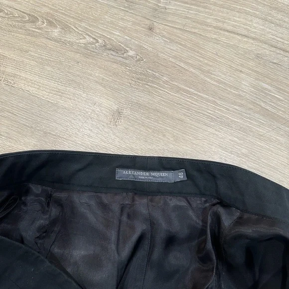 Alexander McQueen Black cotton skirt size 46 / 10